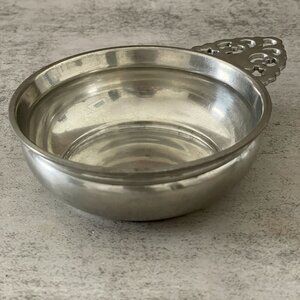 Vintage Reed and Barton Pewter Porringer Child's Bowl Reproduction Pattern RP52